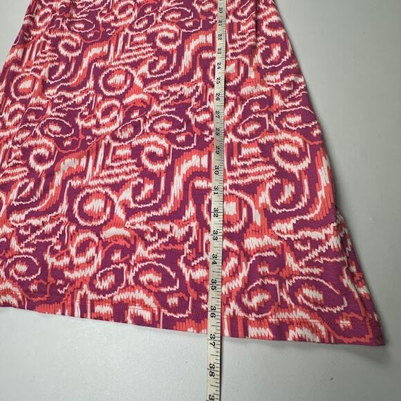 Title Nine Dress Womens Medium Pink Breeze Drape Neck Sleeveless Sporty Outdoor - Picture 9 of 11